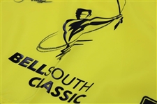 Zach Johnson Signed Bell South Classic Course Flown Flag JSA ALOA