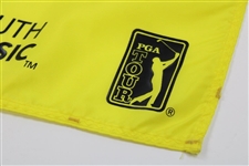 Zach Johnson Signed Bell South Classic Course Flown Flag JSA ALOA