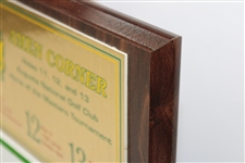 Byron Nelson Signed Amen Corner Plaque JSA ALOA