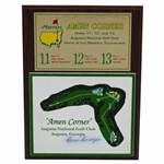 Gene Sarazen Signed Amen Corner Plaque JSA ALOA