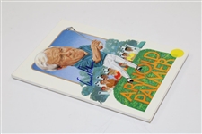 Arnold Palmer Signed Arnold Palmer Characateur Notepad JSA ALOA