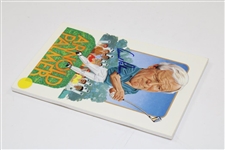 Arnold Palmer Signed Arnold Palmer Characateur Notepad JSA ALOA