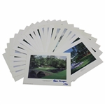 Twenty-Three (23) Masters Champs Signed Individual Jack Chilton Augusta National Lithographs JSA ALOA