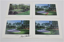 Twenty-Three (23) Masters Champs Signed Individual Jack Chilton Augusta National Lithographs JSA ALOA