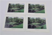 Twenty-Three (23) Masters Champs Signed Individual Jack Chilton Augusta National Lithographs JSA ALOA