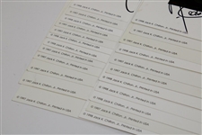 Twenty-Three (23) Masters Champs Signed Individual Jack Chilton Augusta National Lithographs JSA ALOA
