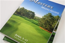 Four (4) Masters Tournament Media Guides - Not Available To Public - 2009-2011 & 2013