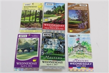 Six (6) Different Masters Tournament Wednesday Par 3 Tickets - 2011-2012 & 2015-2018
