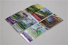 Six (6) Different Masters Tournament Wednesday Par 3 Tickets - 2011-2012 & 2015-2018