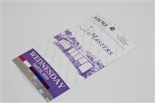 2019 Masters Tournament Wednesday Par 3 Ticket #X06763 - Tiger Woods' Fifth Masters Win