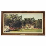 Early 1970S Masters Media Gift - Color Rendering of 13th Hole (Azalea) at Augusta National GC