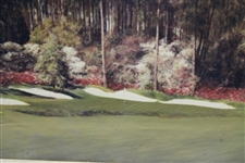 Early 1970'S Masters Media Gift - Color Rendering of 13th Hole (Azalea) at Augusta National GC