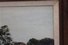 Early 1970'S Masters Media Gift - Color Rendering of 13th Hole (Azalea) at Augusta National GC