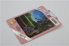 2015 Masters Tournament Series Badge #R20002 - Jordan Spieth Winner