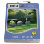 2016 Masters Tournament Series Badge #R19143 - Danny Willett Winner