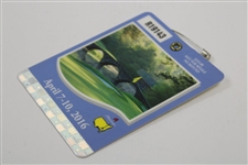 2016 Masters Tournament Series Badge #R19143 - Danny Willett Winner