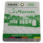 2019 Masters Tournament Series Badge #R18459 - Tiger Woods Winner