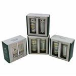 Eight (8) Masters Tournament Commemorative Glasses in Original Package - 2018-2020