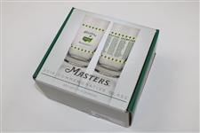 Eight (8) Masters Tournament Commemorative Glasses in Original Package - 2018-2020