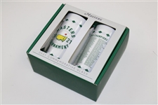 Eight (8) Masters Tournament Commemorative Glasses in Original Package - 2018-2020