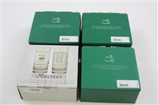 Eight (8) Masters Tournament Commemorative Glasses in Original Package - 2018-2020