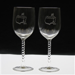 Pair of Masters Tournament 11oz Wine Glasses in Original Box
