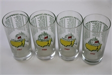 Complete 1987-2015 Run of Masters Tournament Commemorative Glasses