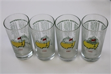 Complete 1987-2015 Run of Masters Tournament Commemorative Glasses
