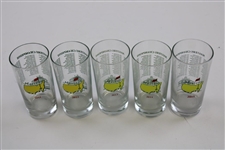 Complete 1987-2015 Run of Masters Tournament Commemorative Glasses