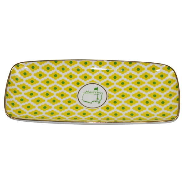 Masters Tournament Logo Yellow/White/Green Tray/Dish in Original Packaging