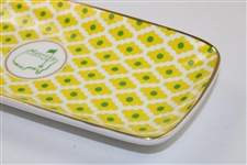 Masters Tournament Logo Yellow/White/Green Tray/Dish in Original Packaging