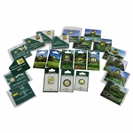 Run of Twenty-Three Years (1998-2020) Masters Tournament Commemorative Pins
