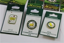 Run of Twenty-Three Years (1998-2020) Masters Tournament Commemorative Pins