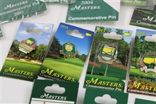 Run of Twenty-Three Years (1998-2020) Masters Tournament Commemorative Pins