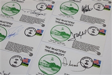 Thirteen (13) Masters Cachets Signed By 14 Masters Champions JSA ALOA