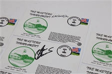 Thirteen (13) Masters Cachets Signed By 14 Masters Champions JSA ALOA