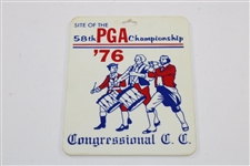 1976 PGA Championship at Congressional Country Club Bag Tag
