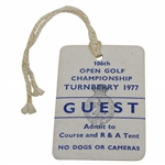 1977 The Open Championship Guest Badge