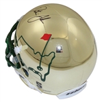Dustin Johnson Signed Schutt Masters Mini-Helmet JSA ALOA