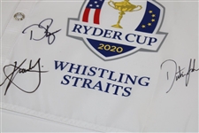 2020 Ryder Cup Team USA Signed Flag - Signed by Seven JSA ALOA