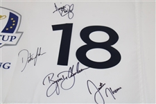 2020 Ryder Cup Team USA Signed Flag - Signed by Seven JSA ALOA