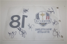 2020 Ryder Cup Team USA Signed Flag - Signed by Seven JSA ALOA