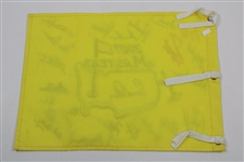 Masters CHAMPS Signed 2007 Masters Embroidered Flag - Signed by 24 JSA ALOA
