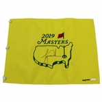 Tiger Woods Signed 2019 Masters Embroidered Flag #966/1000 UDA #BAM150430