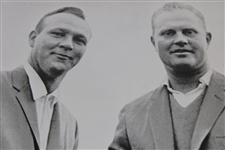 1965 Masters Arnold Palmer & Jack Nicklaus 'Palmer thinks its fitting' A.P. Wire Photo