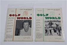 Early 1960’s - (14) Golf World Weekly Golf News Magazine - Palmer, Nicklaus Content