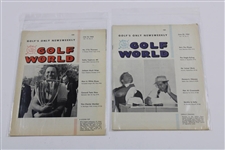 Early 1960’s - (14) Golf World Weekly Golf News Magazine - Palmer, Nicklaus Content