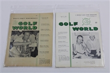 Early 1960’s - (14) Golf World Weekly Golf News Magazine - Palmer, Nicklaus Content