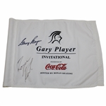 Gary Player Signed Gary Player Invitational Course Flag JSA ALOA