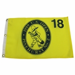 1999 US Open at Pinehurst No. 2 Yellow 18 Flag with Original Tag - Payne Stewart Final Victory